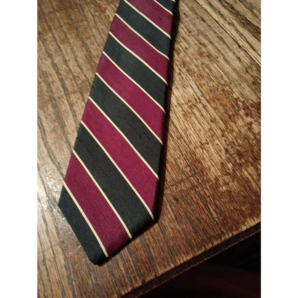 G Mansour Atlanta Mens Store 100% silk Burgundy Black Grey Neck Tie
